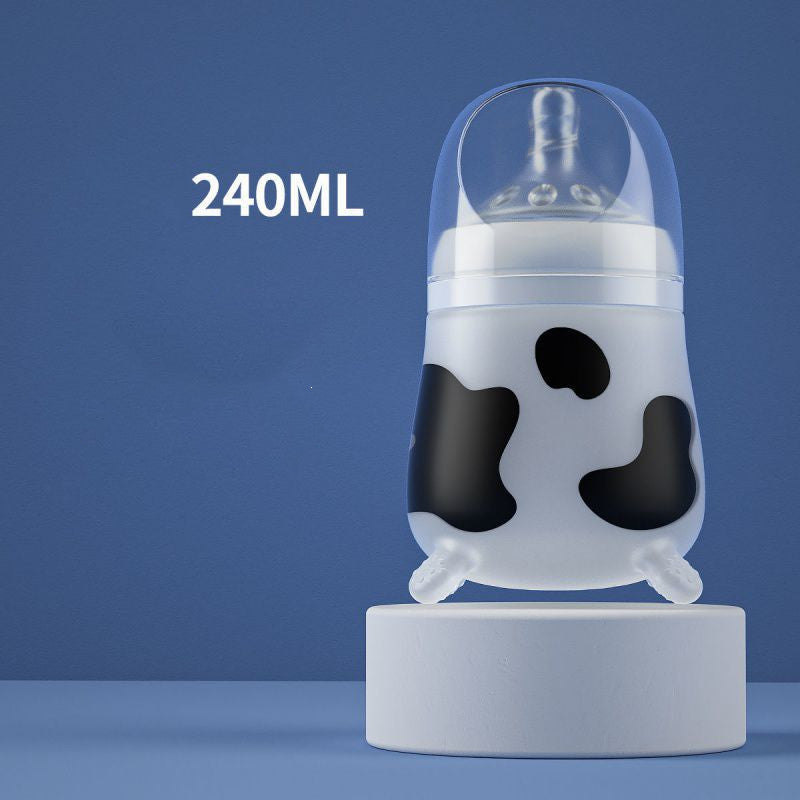 Silicone Baby Bottle Mimicking Breast Milk Design