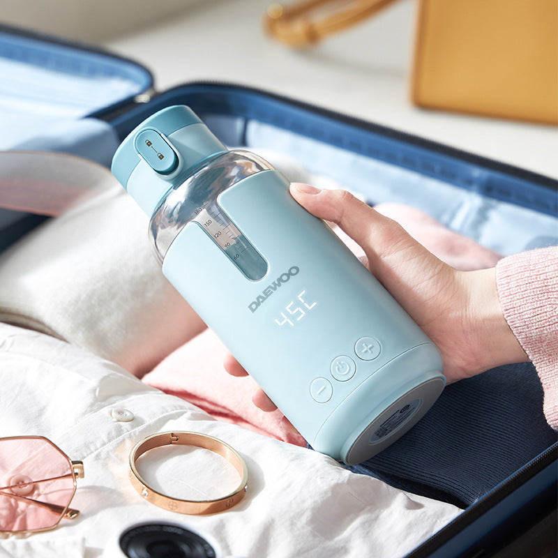 Portable Wireless Milk Warmer and Thermos Kettle