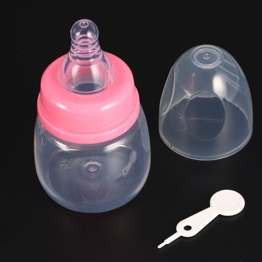 Mini Hard Baby Feeder Bottle with Nipple (60mL)