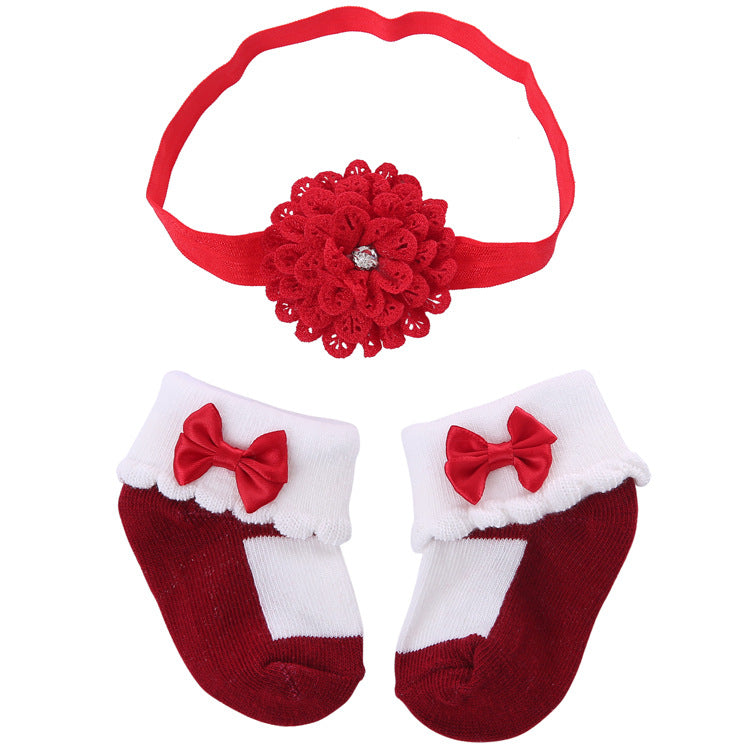 Cute Princess Female Bow Baby Socks