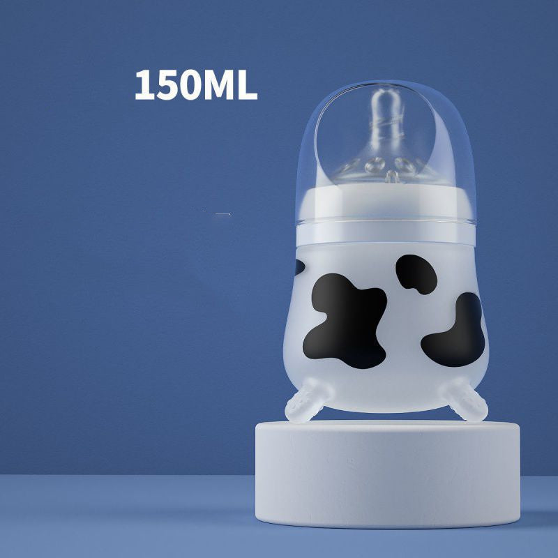 Silicone Baby Bottle Mimicking Breast Milk Design