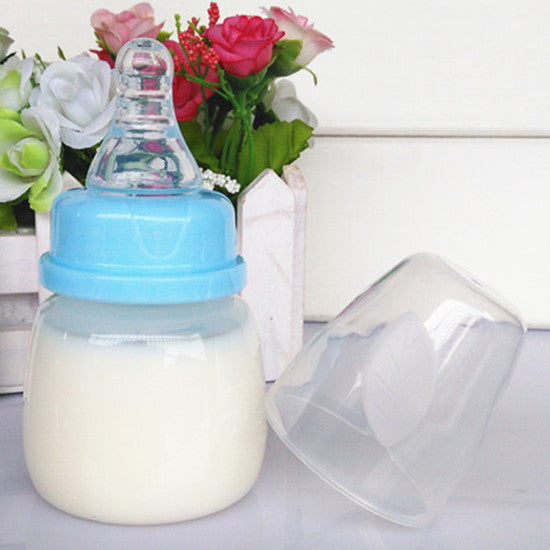 Mini Hard Baby Feeder Bottle with Nipple (60mL)