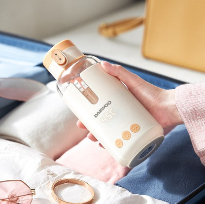 Portable Wireless Milk Warmer and Thermos Kettle