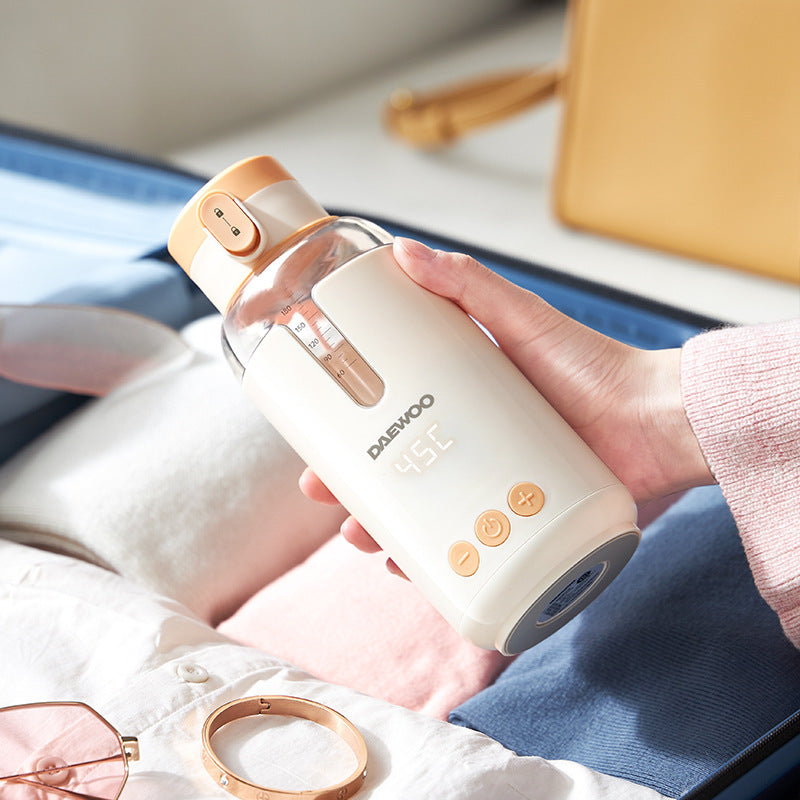 Portable Wireless Milk Warmer and Thermos Kettle