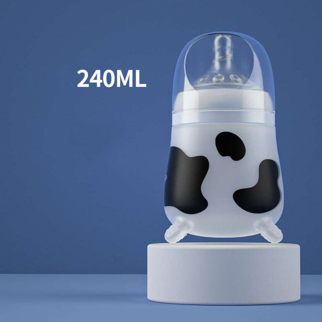 Baby Silicone Feeding Bottle Imitating Breast Milk