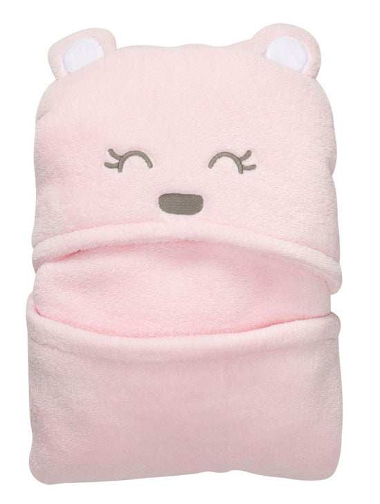 Newborn Baby Coral Fleece Hug Blanket