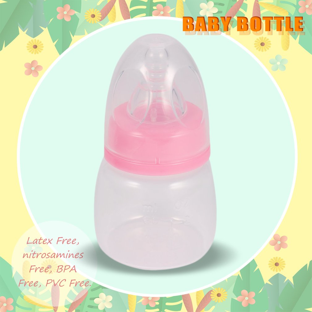 Mini Hard Baby Feeder Bottle with Nipple (60mL)