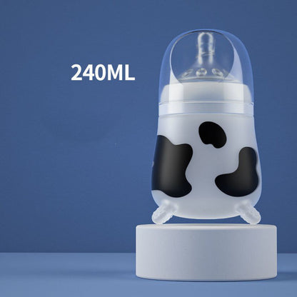 Silicone Baby Bottle Mimicking Breast Milk Design