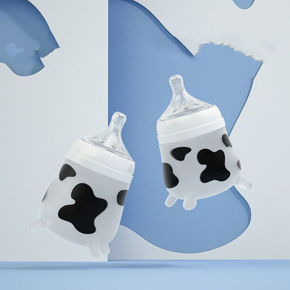 Silicone Baby Bottle Mimicking Breast Milk Design