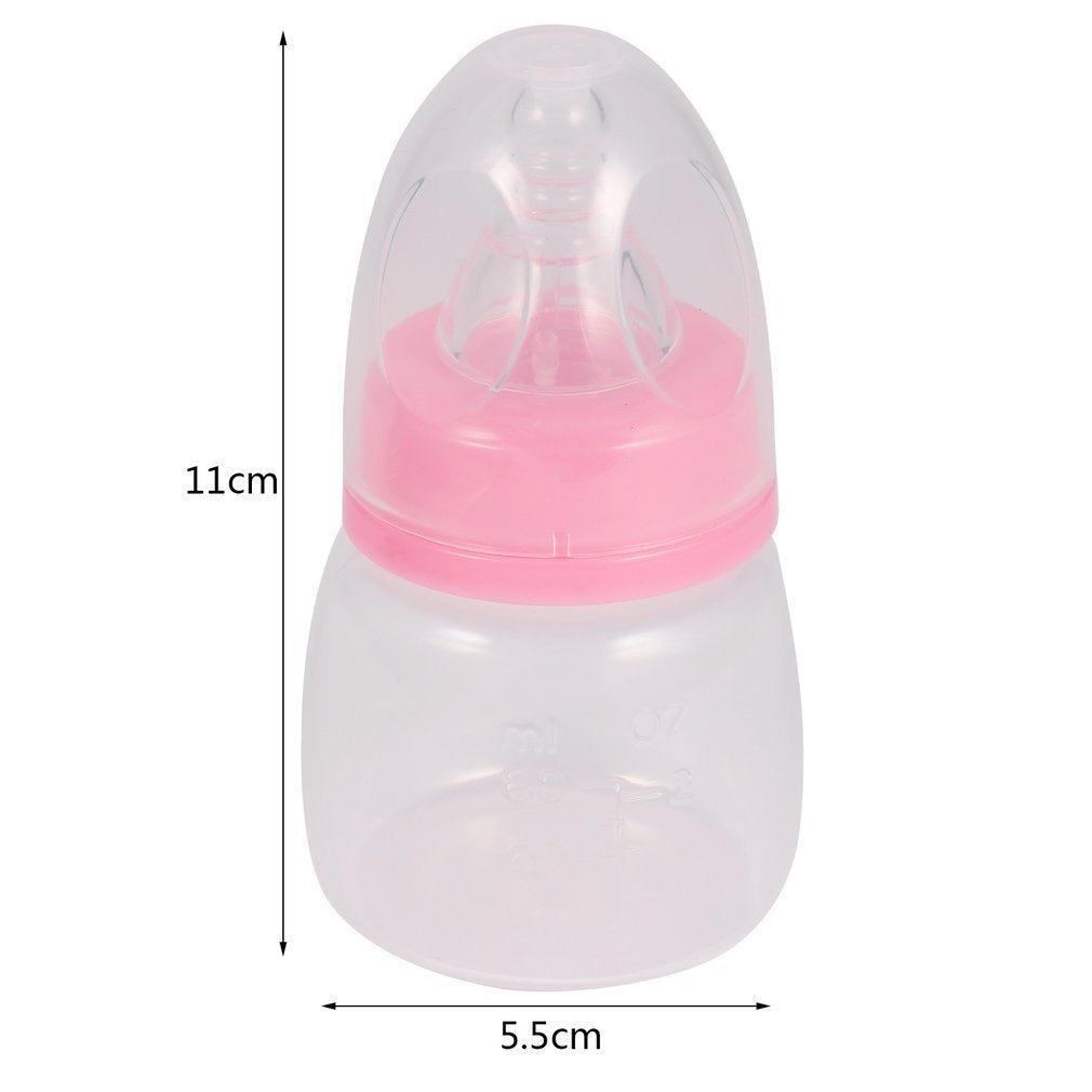 Mini Hard Baby Feeder Bottle with Nipple (60mL)