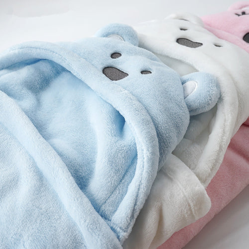Newborn Baby Coral Fleece Hug Blanket