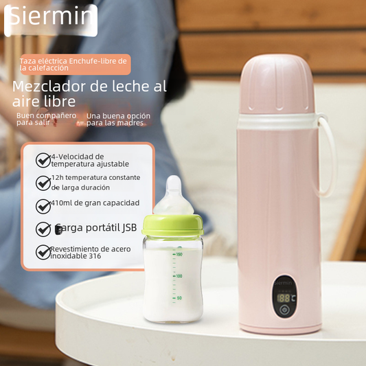 Smart Wireless Baby Bottle Warmer for On-the-Go Use