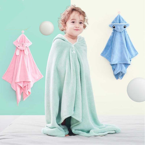 Children's Animal Bathrobe Towel Cloak